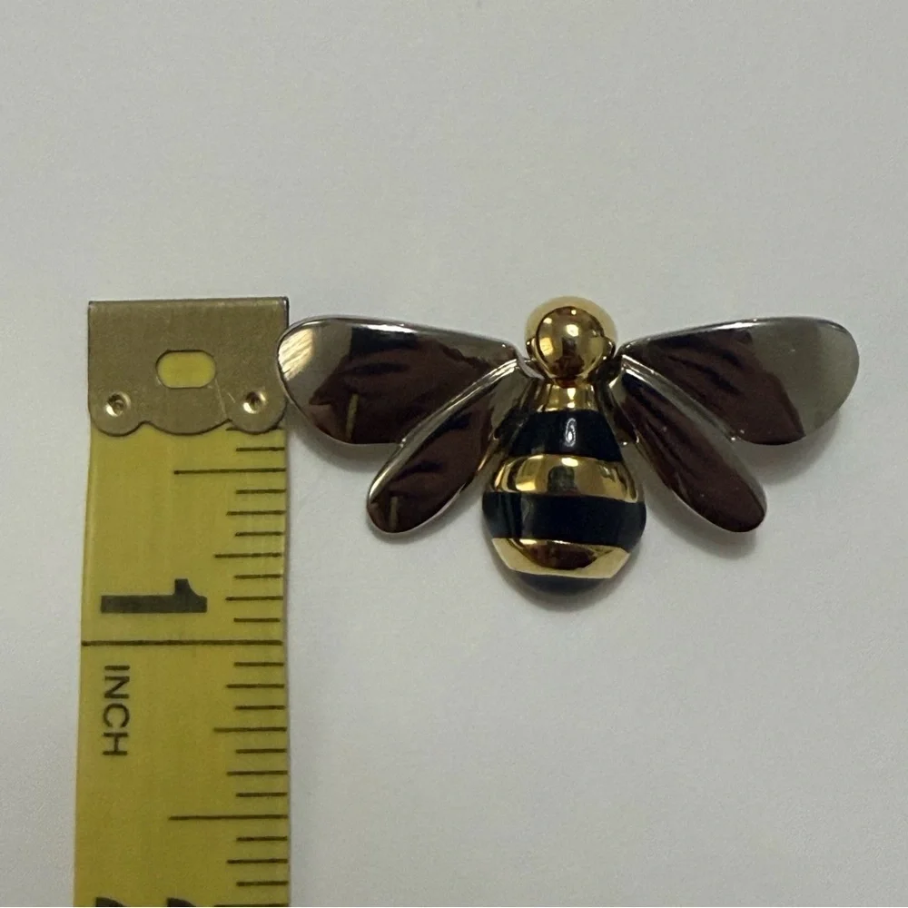 Vintage Liz Claiborne Bumble Bee Brooch Pin - Picture 5 of 6